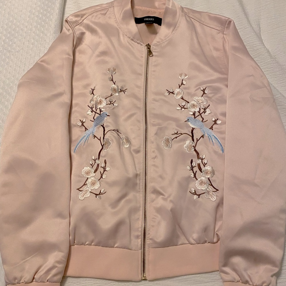 Forever 21 satin jacket